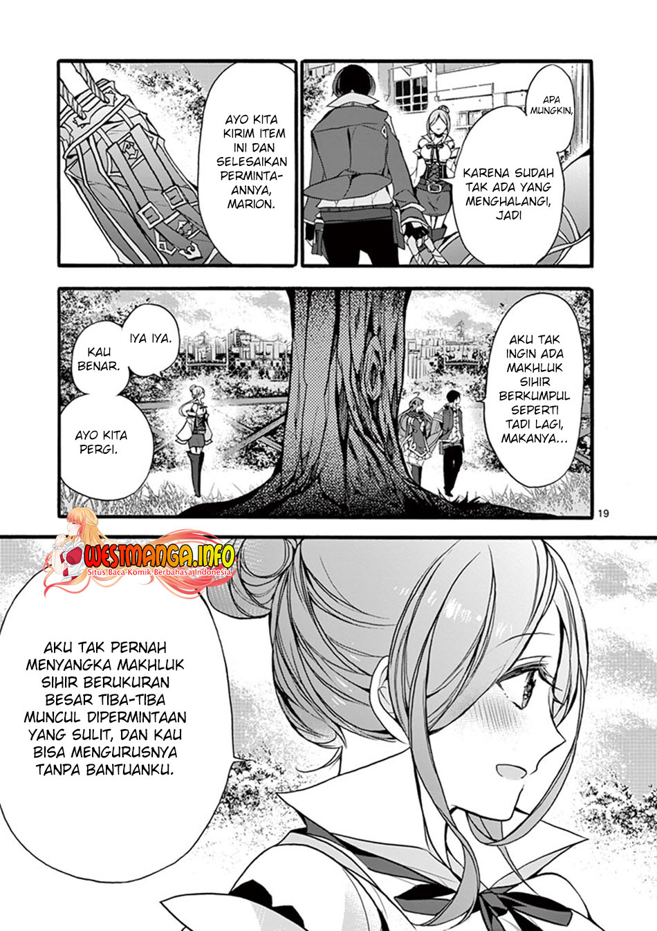 Saikyou Shoku (Ryukishi) Kara Shokyu Shoku (Hakobiya) ni Nattano ni Naze ka Yushatachi Kara Tayoraretemasu Chapter 10 Bahasa Indonesia