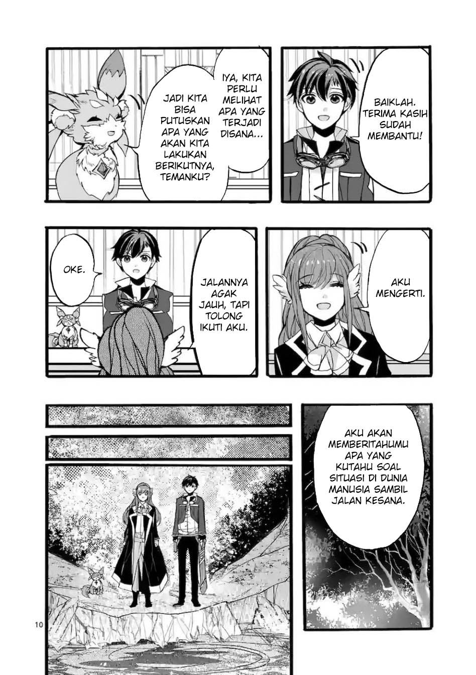 Saikyou Shoku (Ryukishi) Kara Shokyu Shoku (Hakobiya) ni Nattano ni Naze ka Yushatachi Kara Tayoraretemasu Chapter 44 Bahasa Indonesia