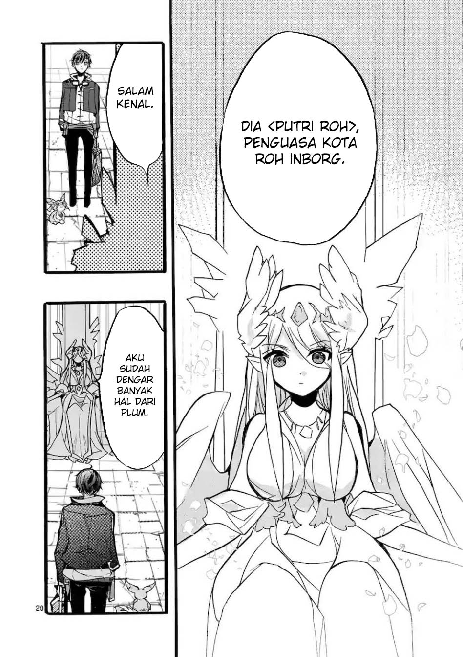 Saikyou Shoku (Ryukishi) Kara Shokyu Shoku (Hakobiya) ni Nattano ni Naze ka Yushatachi Kara Tayoraretemasu Chapter 44 Bahasa Indonesia