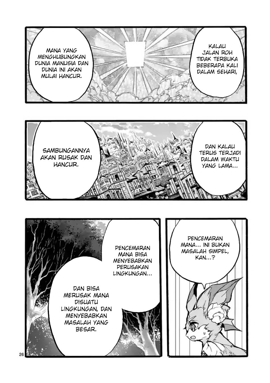 Saikyou Shoku (Ryukishi) Kara Shokyu Shoku (Hakobiya) ni Nattano ni Naze ka Yushatachi Kara Tayoraretemasu Chapter 44 Bahasa Indonesia