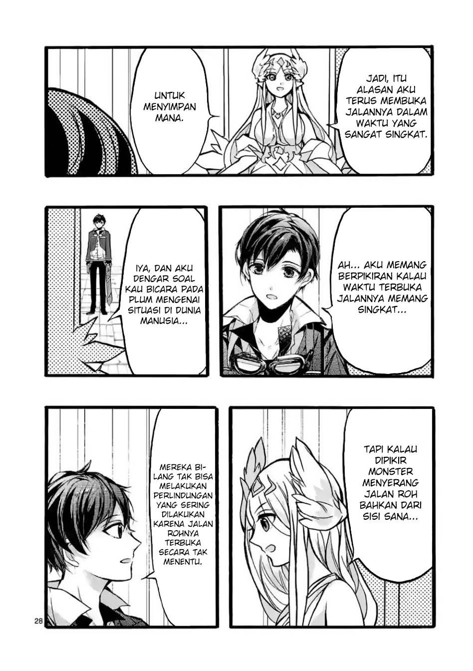 Saikyou Shoku (Ryukishi) Kara Shokyu Shoku (Hakobiya) ni Nattano ni Naze ka Yushatachi Kara Tayoraretemasu Chapter 44 Bahasa Indonesia