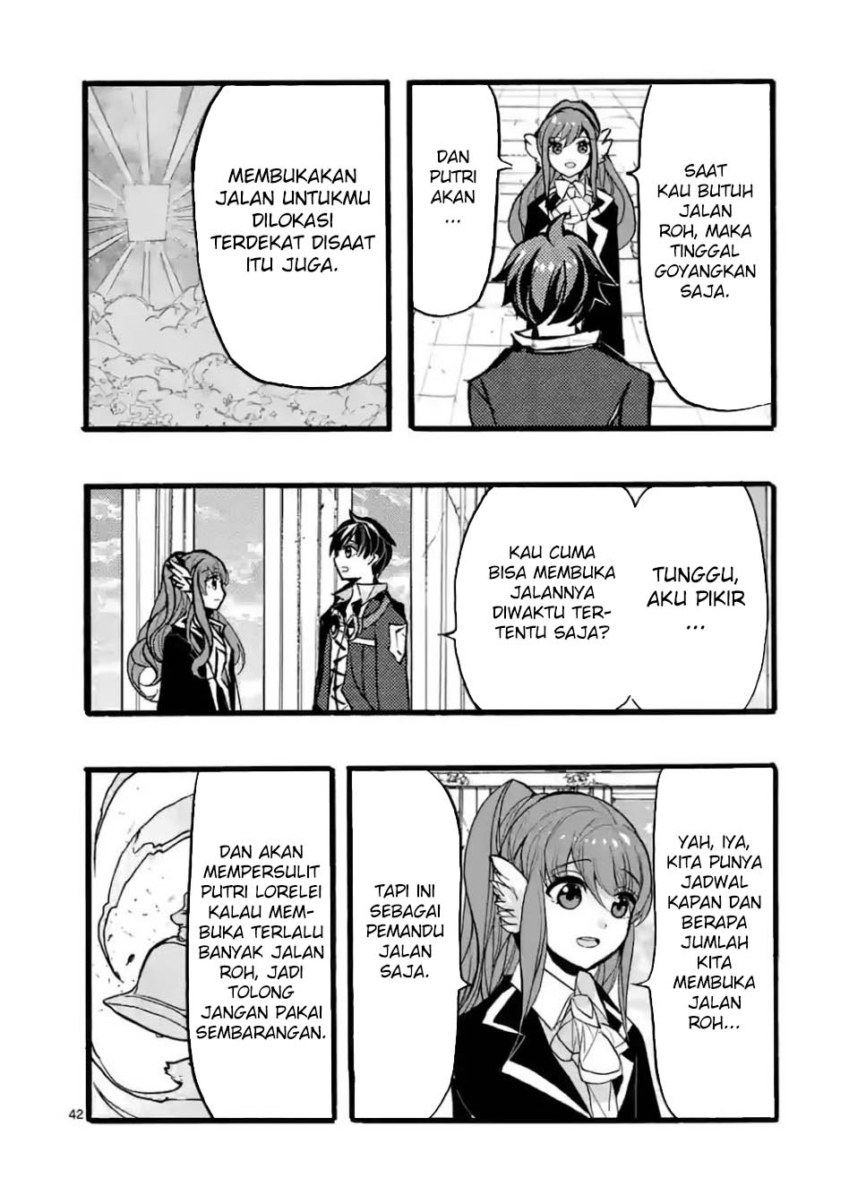 Saikyou Shoku (Ryukishi) Kara Shokyu Shoku (Hakobiya) ni Nattano ni Naze ka Yushatachi Kara Tayoraretemasu Chapter 44 Bahasa Indonesia