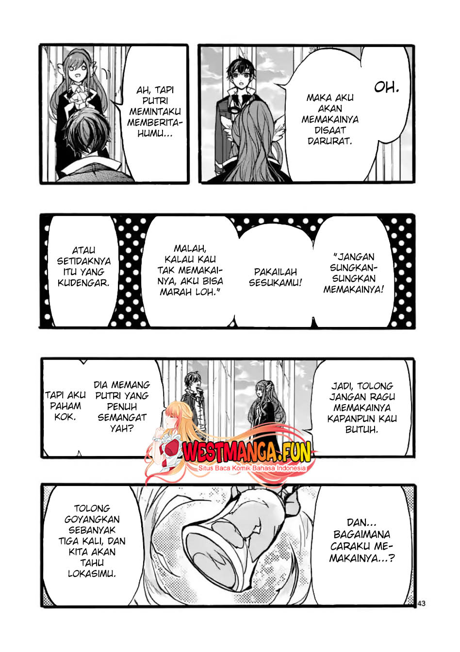 Saikyou Shoku (Ryukishi) Kara Shokyu Shoku (Hakobiya) ni Nattano ni Naze ka Yushatachi Kara Tayoraretemasu Chapter 44 Bahasa Indonesia