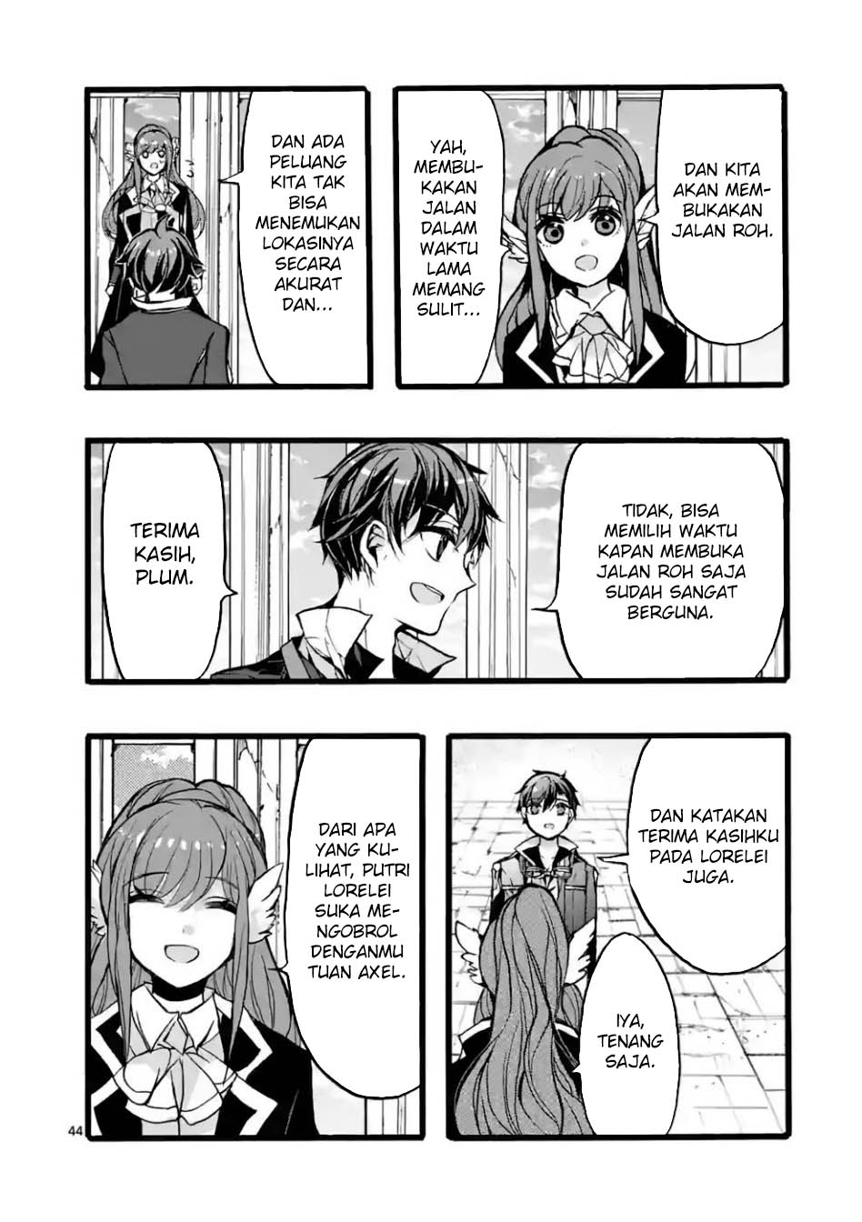 Saikyou Shoku (Ryukishi) Kara Shokyu Shoku (Hakobiya) ni Nattano ni Naze ka Yushatachi Kara Tayoraretemasu Chapter 44 Bahasa Indonesia