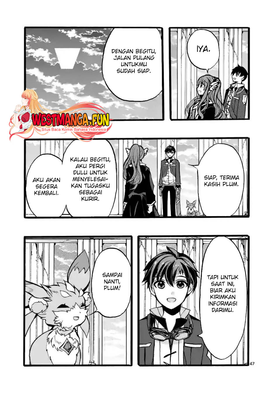 Saikyou Shoku (Ryukishi) Kara Shokyu Shoku (Hakobiya) ni Nattano ni Naze ka Yushatachi Kara Tayoraretemasu Chapter 44 Bahasa Indonesia