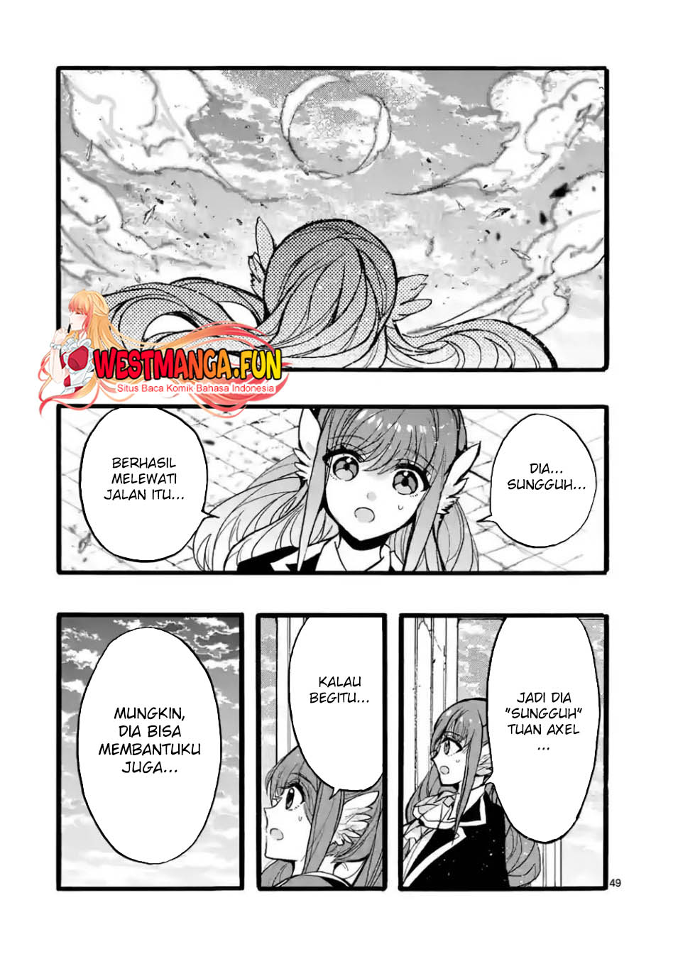 Saikyou Shoku (Ryukishi) Kara Shokyu Shoku (Hakobiya) ni Nattano ni Naze ka Yushatachi Kara Tayoraretemasu Chapter 44 Bahasa Indonesia