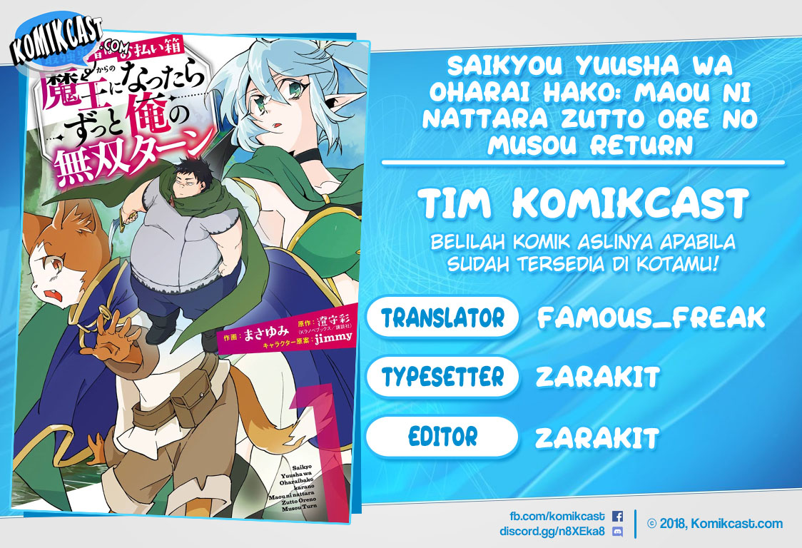 Saikyou Yuusha wa Oharai Hako: Maou ni Nattara Zutto Ore no Musou Return Chapter 04 Bahasa Indonesia