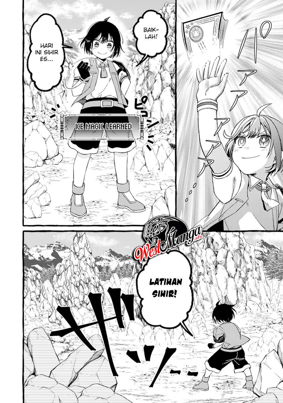 Saikyou Ken Hijiri No Mahou Shugyou: Level 99 No Status O Tamotta Mama Level 1 Kara Yarinaosu Chapter 03.2 Bahasa Indonesia