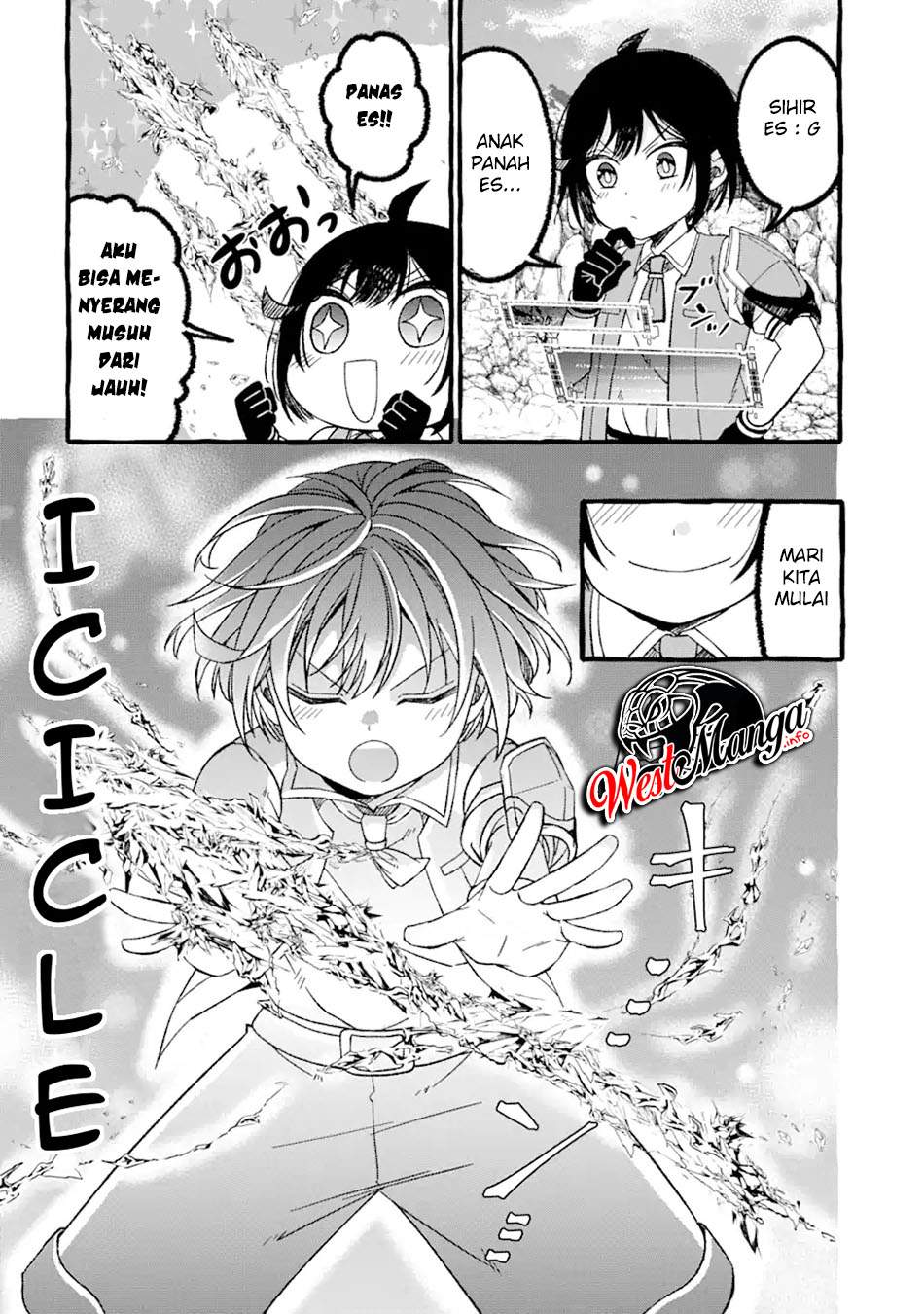 Saikyou Ken Hijiri No Mahou Shugyou: Level 99 No Status O Tamotta Mama Level 1 Kara Yarinaosu Chapter 03.2 Bahasa Indonesia