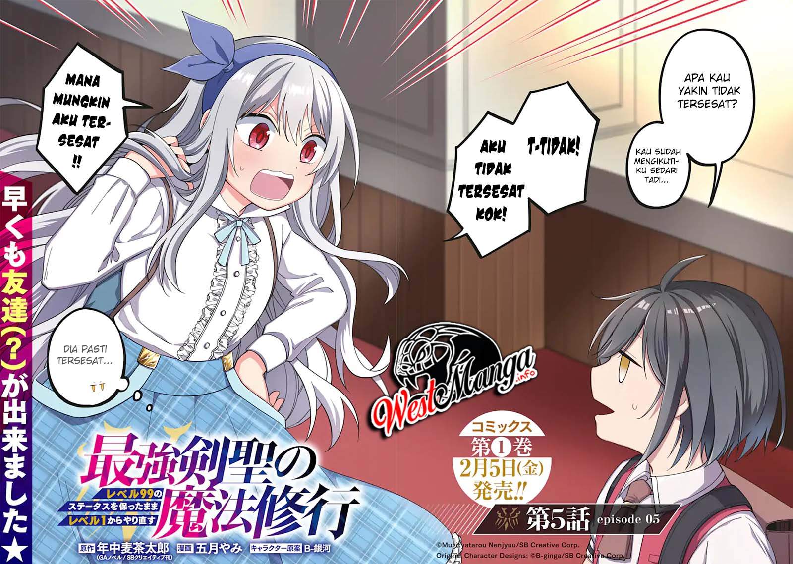 Saikyou Ken Hijiri No Mahou Shugyou: Level 99 No Status O Tamotta Mama Level 1 Kara Yarinaosu Chapter 05.1 Bahasa Indonesia