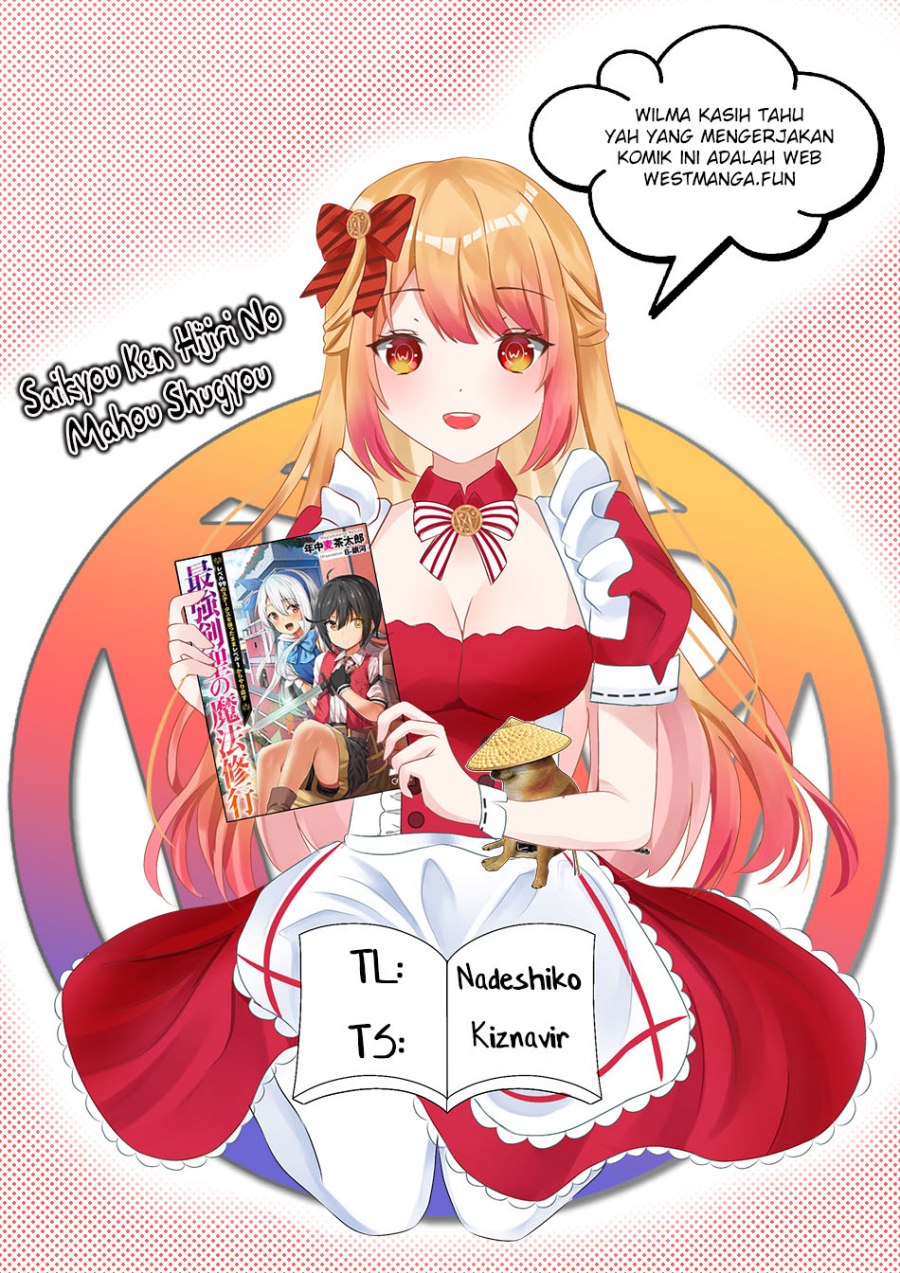 Saikyou Ken Hijiri No Mahou Shugyou: Level 99 No Status O Tamotta Mama Level 1 Kara Yarinaosu Chapter 12.2 Bahasa Indonesia