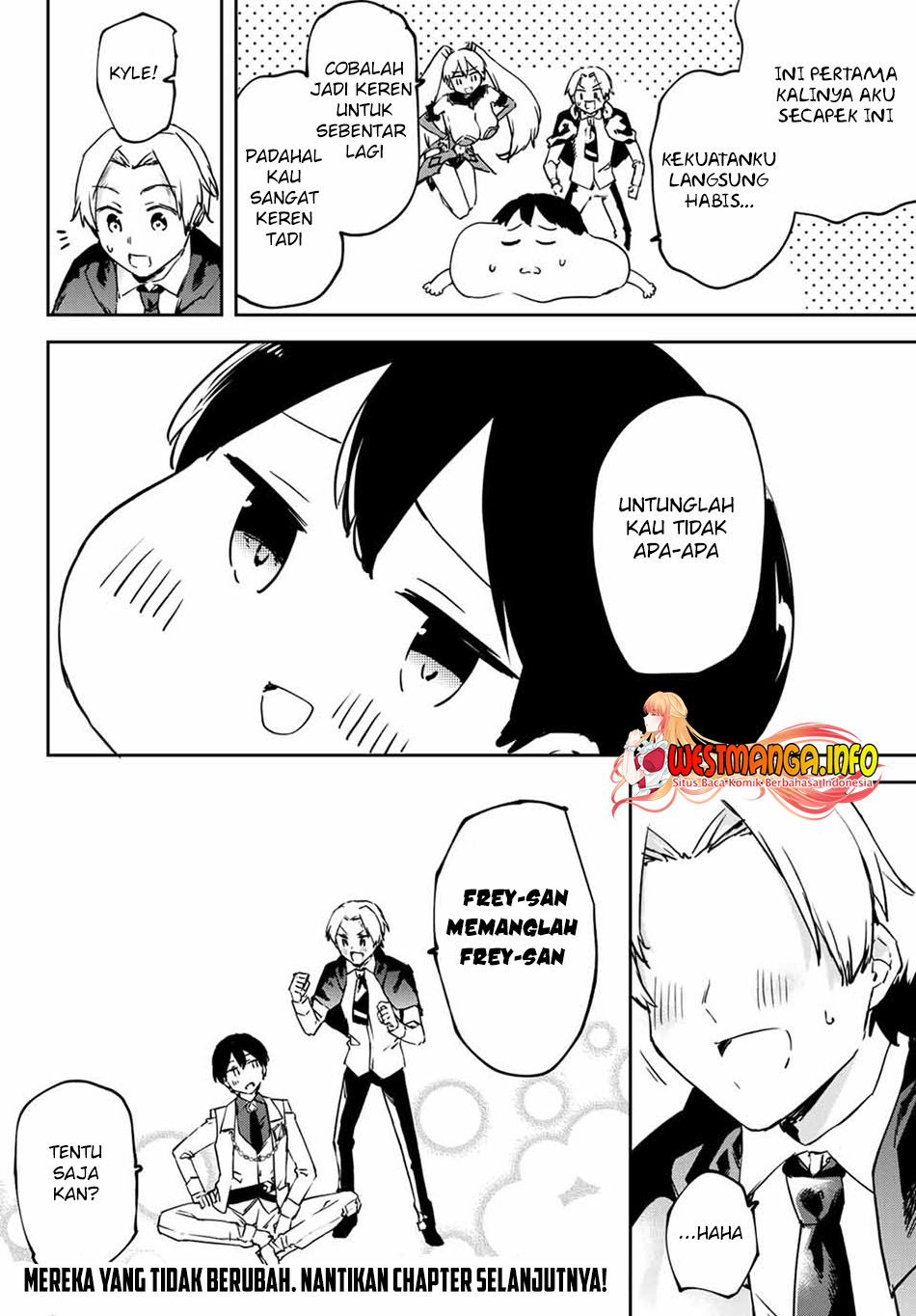Saikyou Kurasu no Eirei 1000 Karada ga Shiranai Uchi ni Shigoto o Katadzukete Kurerushi Chapter 06.2 Bahasa Indonesia