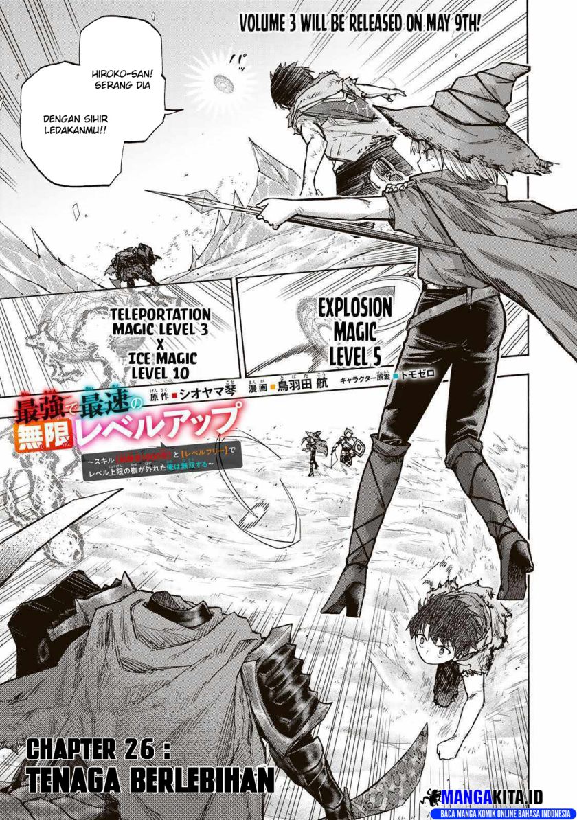 Saikyou de Saisoku no Mugen Level Up Chapter 26 Bahasa Indonesia