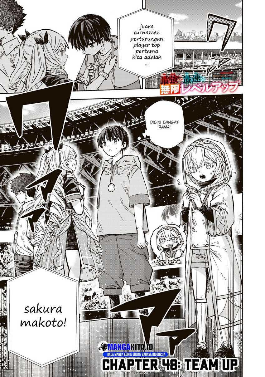 Saikyou de Saisoku no Mugen Level Up chapter 48