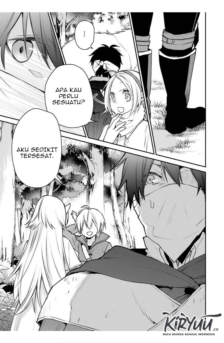 Saikyou no Madoshi. Hisa ni Ya wo Ukete Shimatta no de Inaka no Eihei ni Naru Chapter 13.3 Bahasa Indonesia