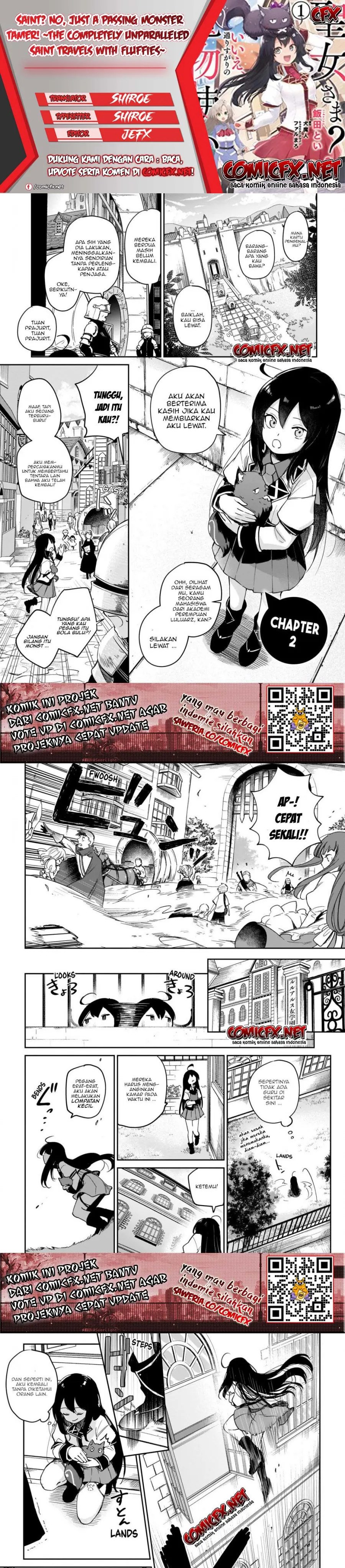 Saint? No, Just a Passing Monster Tamer! Chapter 02.1 Bahasa Indonesia