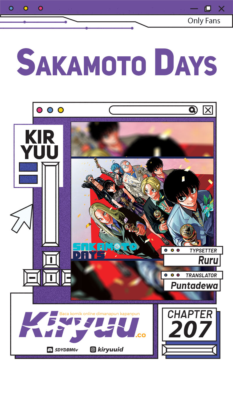 Sakamoto Days Chapter 207 Bahasa Indonesia