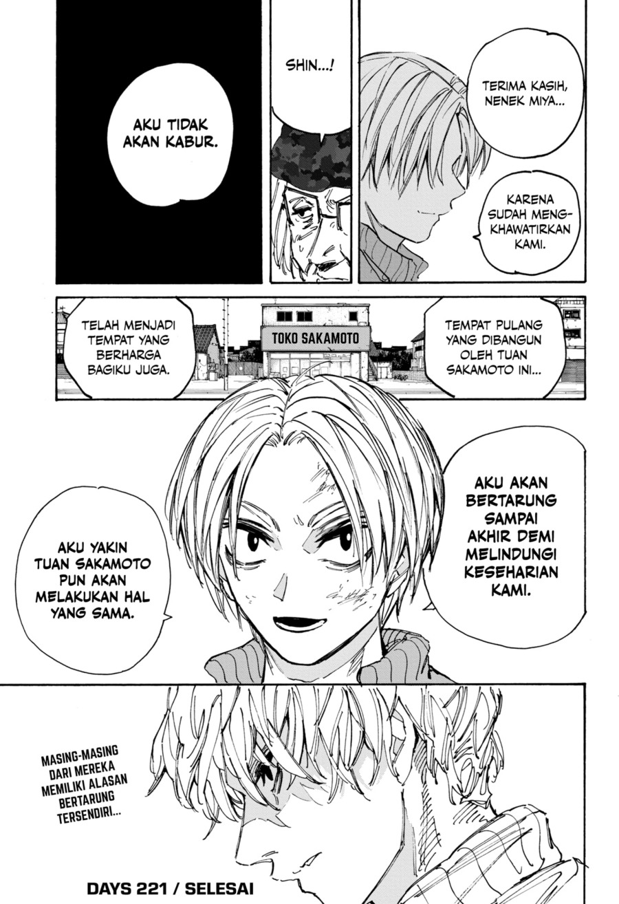 Sakamoto Days Chapter 221 Bahasa Indonesia