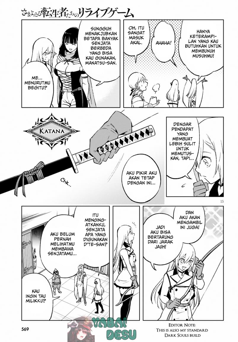 Samayoeru Tensei-sha-tachi no Reliable Game Chapter 06 Bahasa Indonesia