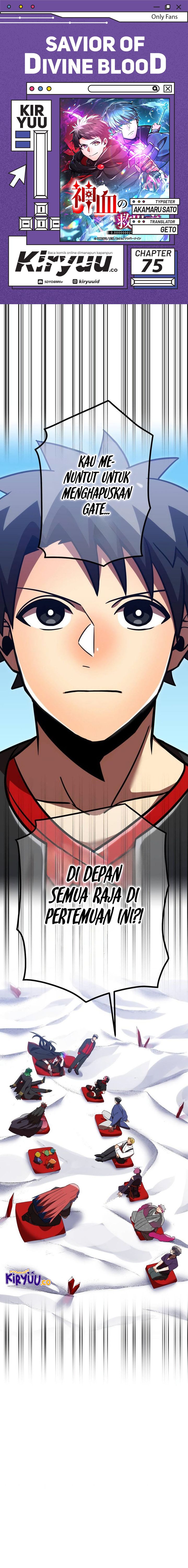 Savior of Divine Blood ~Draw Out 0.00000001% to Become the Strongest~ chapter 75
