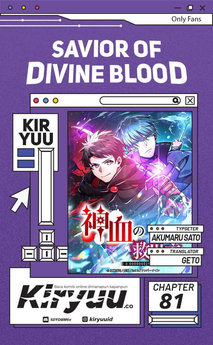 Savior of Divine Blood ~Draw Out 0.00000001% to Become the Strongest~ chapter 81
