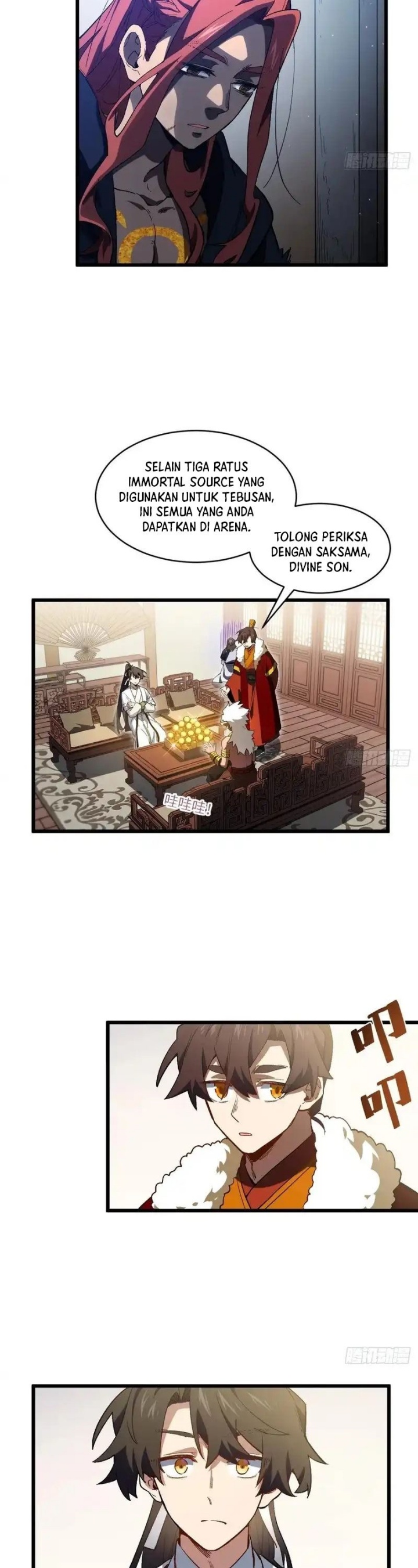 Scoring the Sacred Body of the Ancients from the Get-go Chapter 125 Bahasa Indonesia