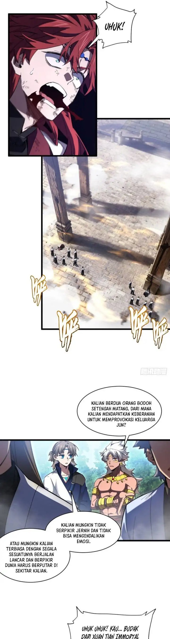 Scoring the Sacred Body of the Ancients from the Get-go Chapter 129 Bahasa Indonesia