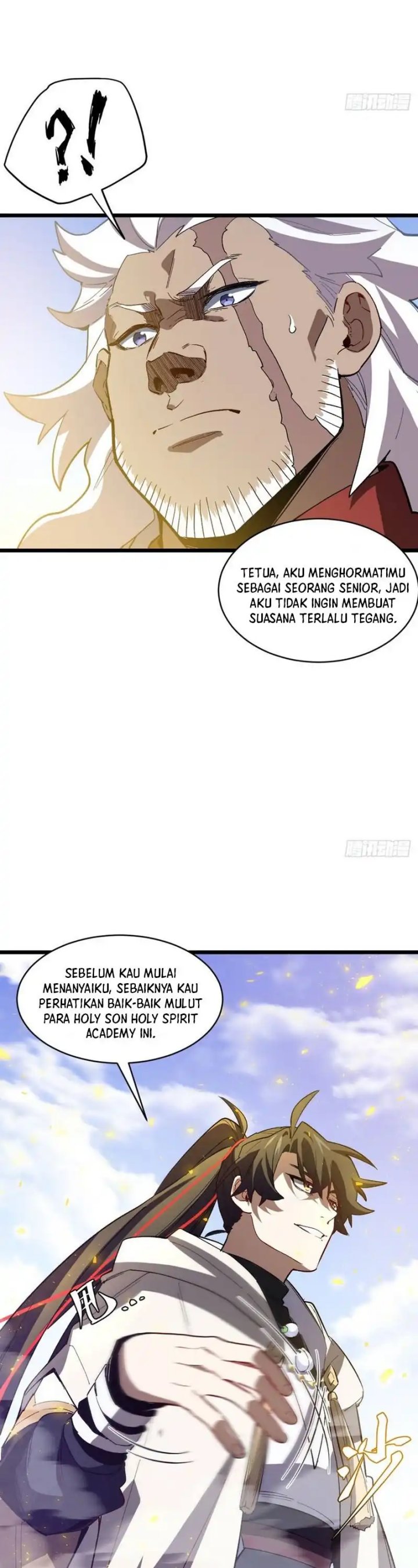 Scoring the Sacred Body of the Ancients from the Get-go Chapter 129 Bahasa Indonesia