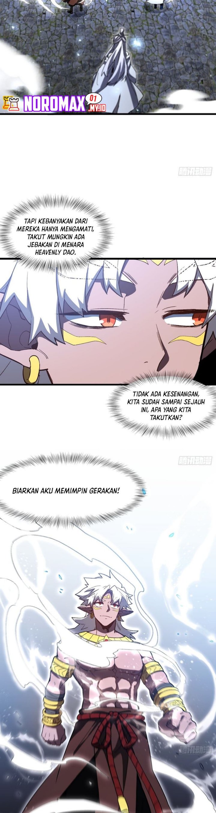 Scoring the Sacred Body of the Ancients from the Get-go Chapter 131 Bahasa Indonesia