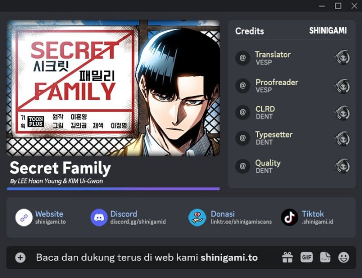 Secret Family Chapter 25 Bahasa Indonesia