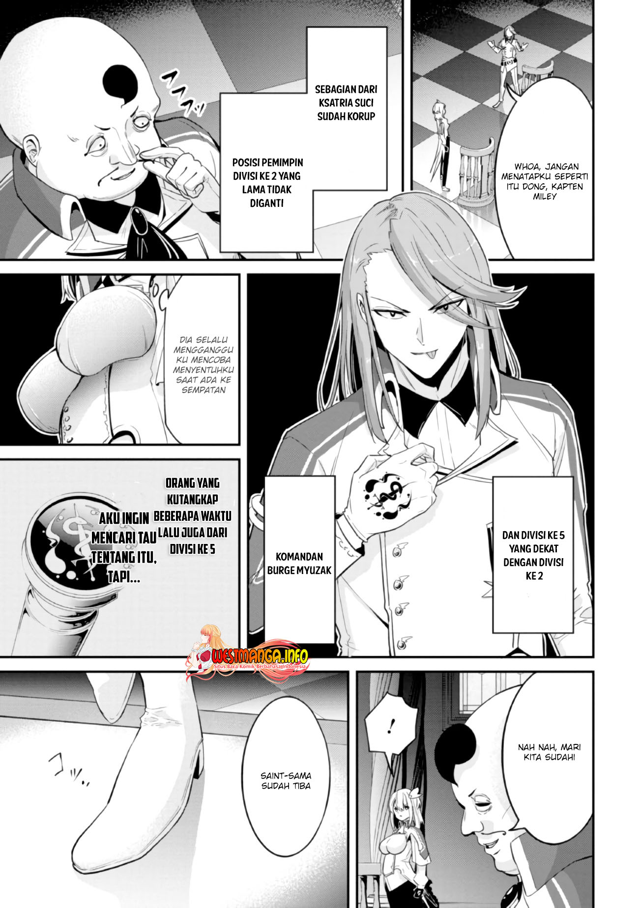Seikishi ni Natta kedo Danchou no Oppai ga Sugosugite Kokoro ga Kiyomerarenai Chapter 06 Bahasa Indonesia