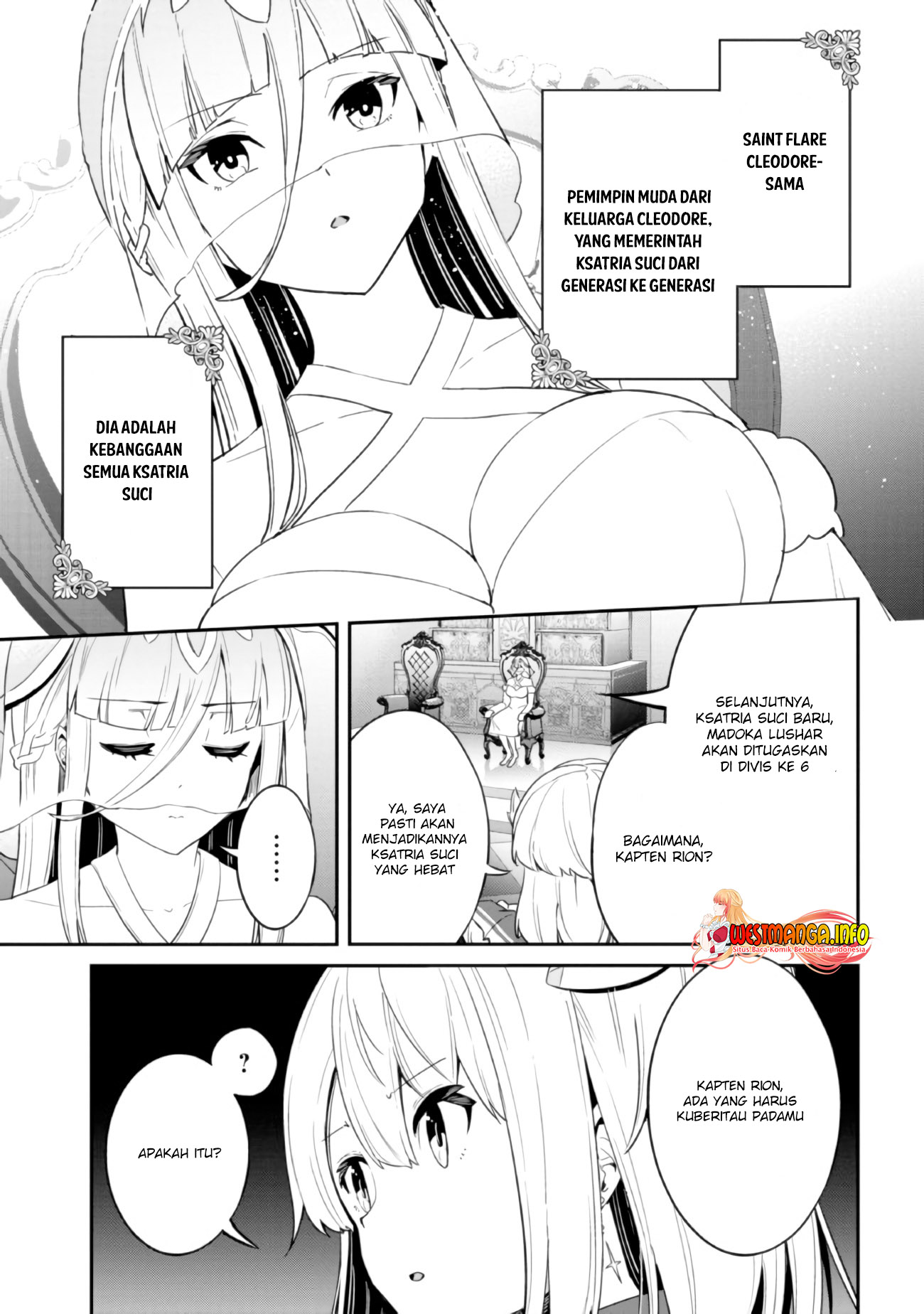 Seikishi ni Natta kedo Danchou no Oppai ga Sugosugite Kokoro ga Kiyomerarenai Chapter 06 Bahasa Indonesia