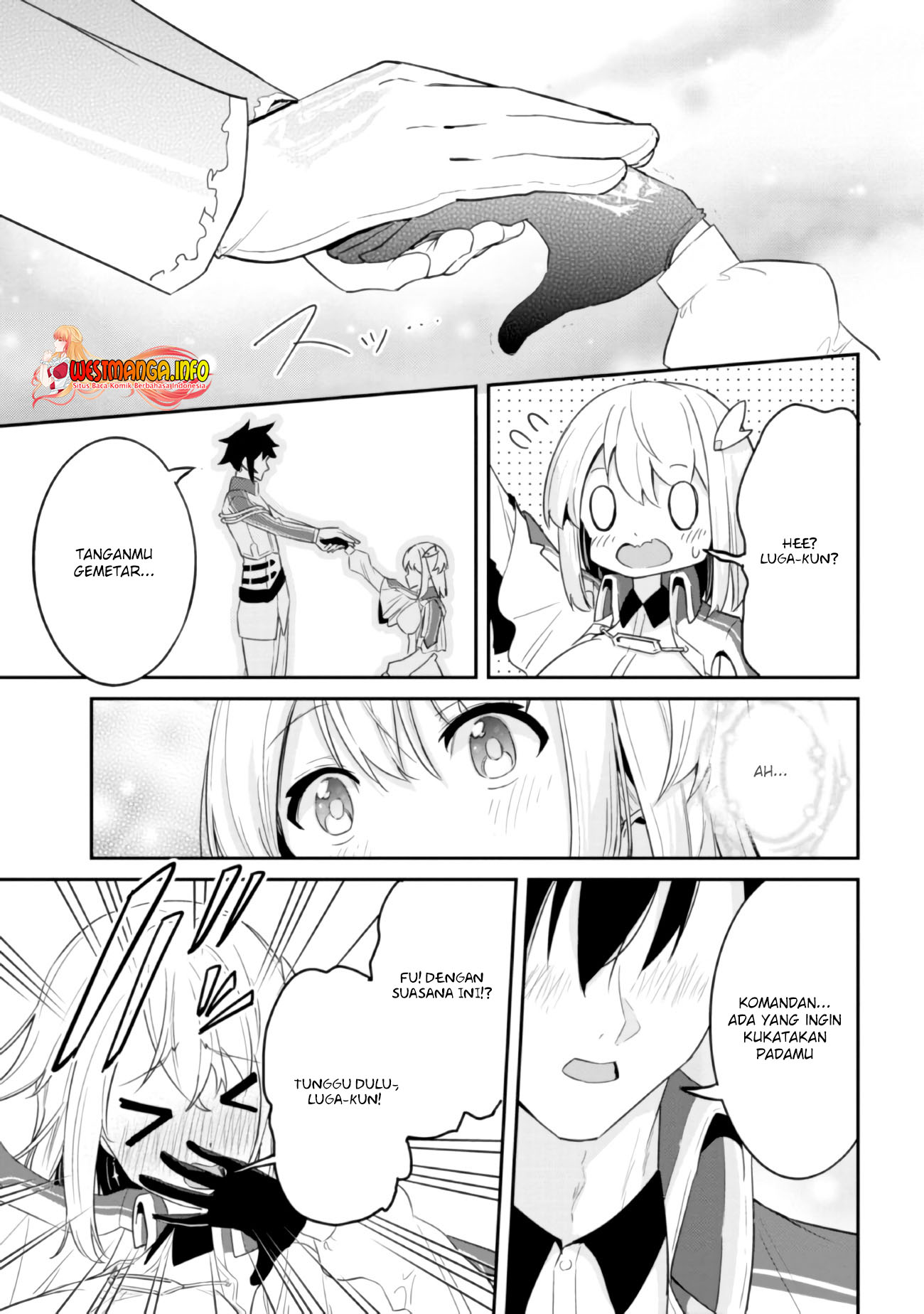 Seikishi ni Natta kedo Danchou no Oppai ga Sugosugite Kokoro ga Kiyomerarenai Chapter 06 Bahasa Indonesia