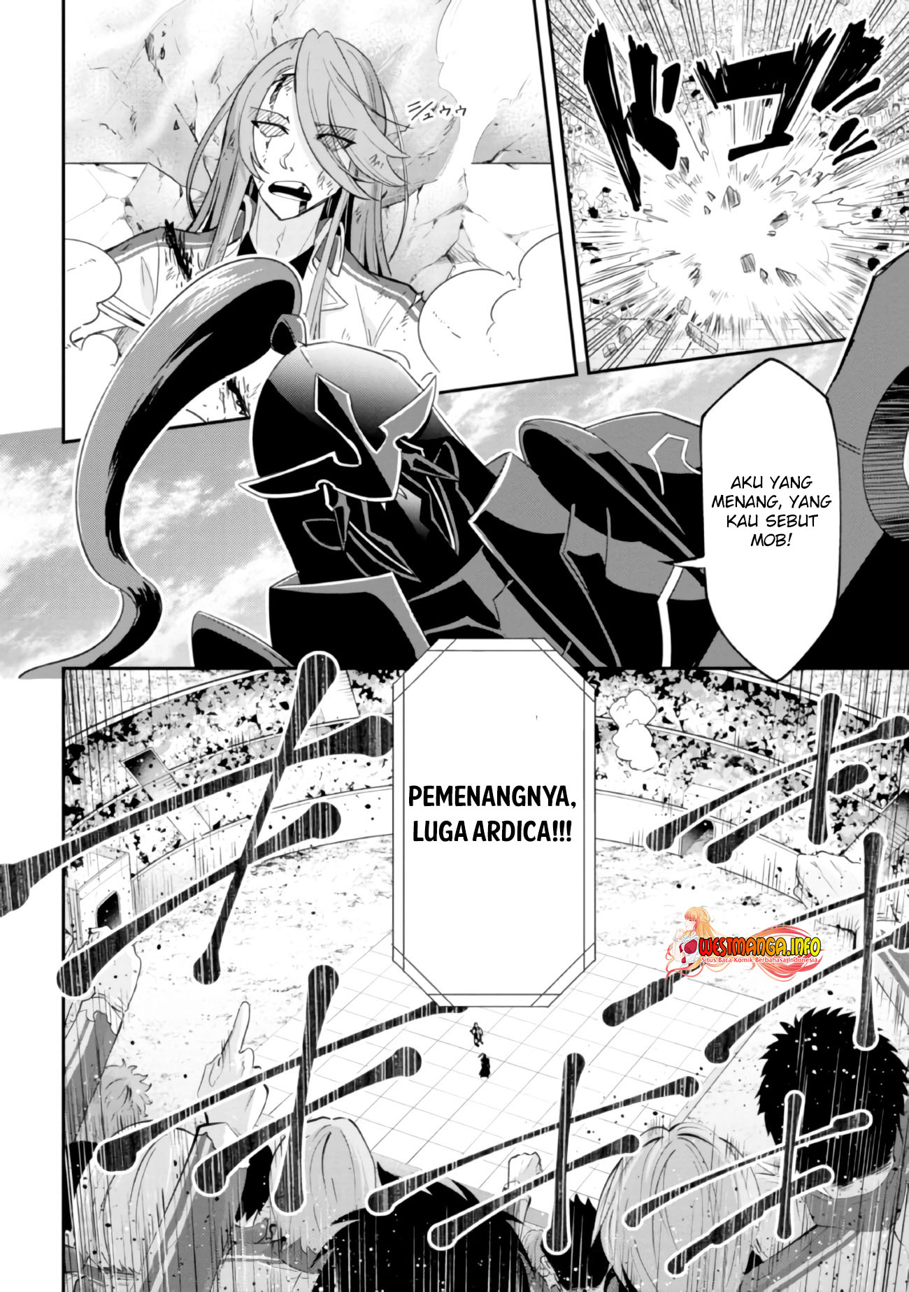 Seikishi ni Natta kedo Danchou no Oppai ga Sugosugite Kokoro ga Kiyomerarenai Chapter 10 Bahasa Indonesia