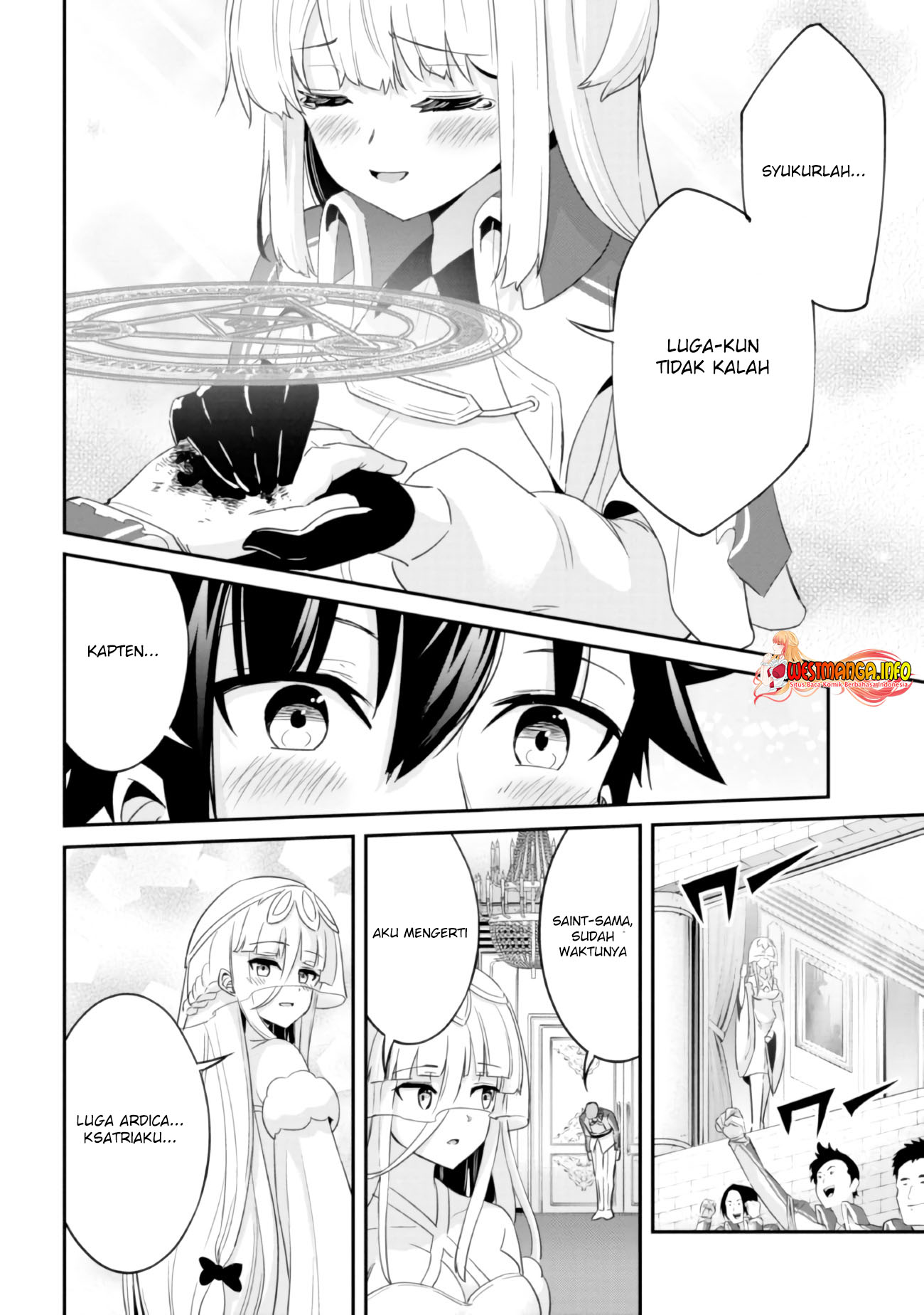 Seikishi ni Natta kedo Danchou no Oppai ga Sugosugite Kokoro ga Kiyomerarenai Chapter 10 Bahasa Indonesia
