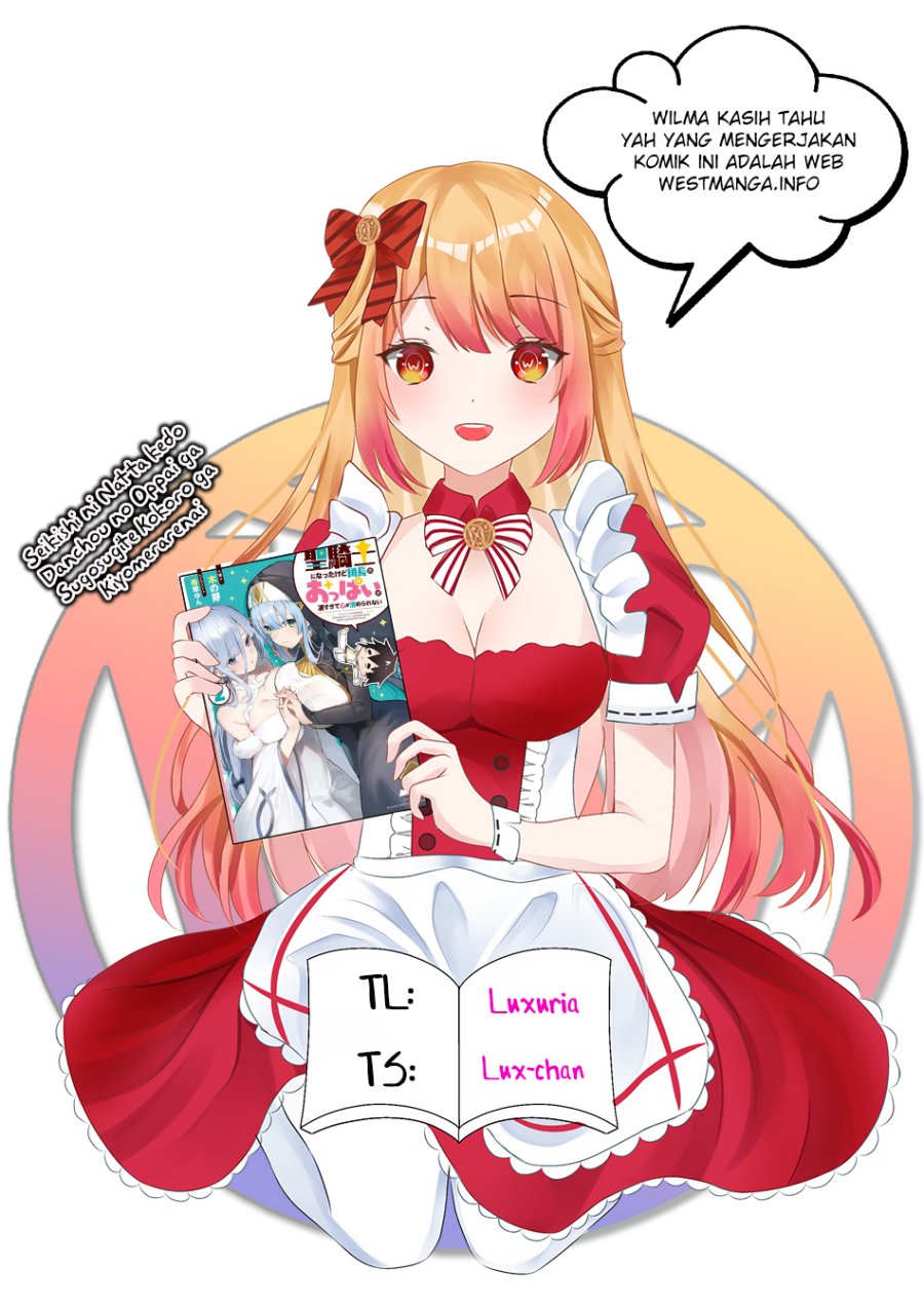 Seikishi ni Natta kedo Danchou no Oppai ga Sugosugite Kokoro ga Kiyomerarenai Chapter 23 Bahasa Indonesia