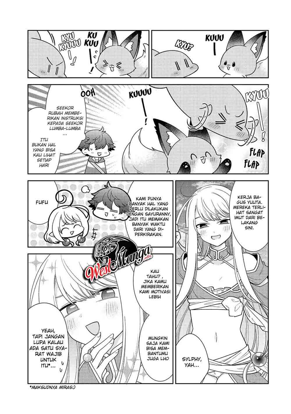 Seirei-tachi no Rakuen to Risou no Isekai Seikatsu chapter 20