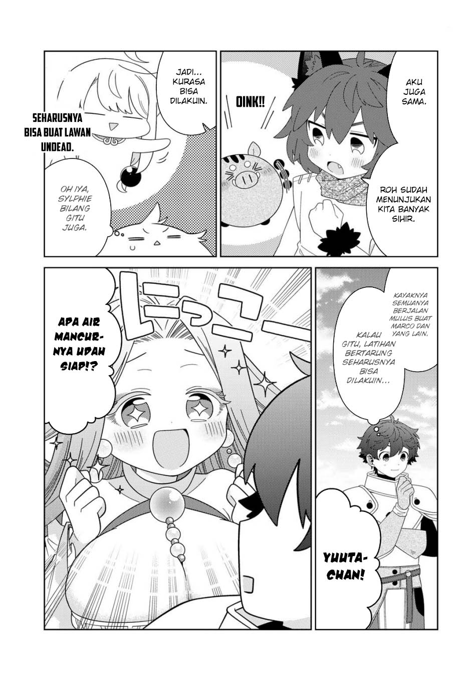 Seirei-tachi no Rakuen to Risou no Isekai Seikatsu chapter 62