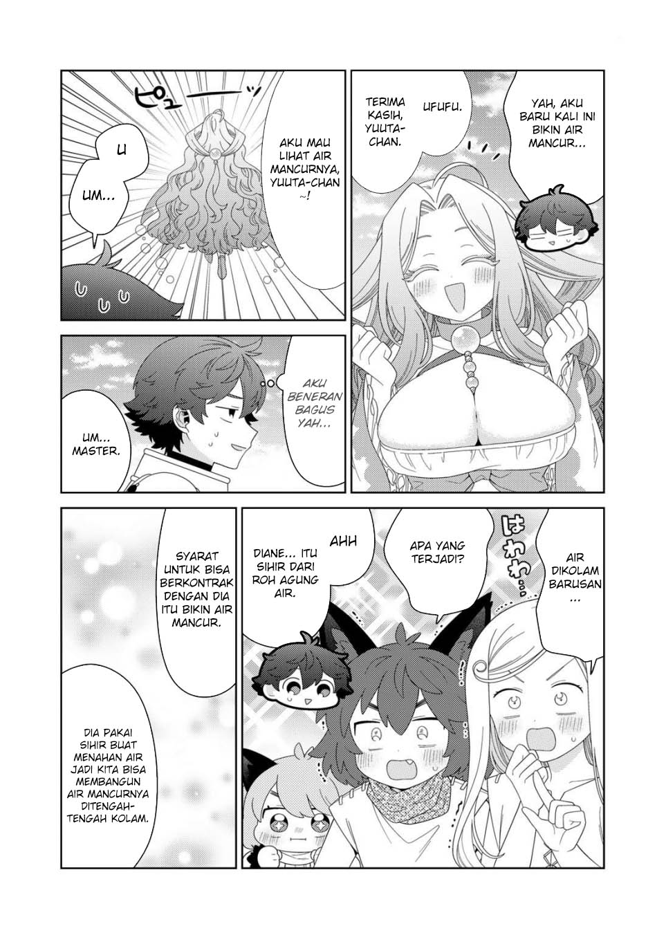 Seirei-tachi no Rakuen to Risou no Isekai Seikatsu chapter 62