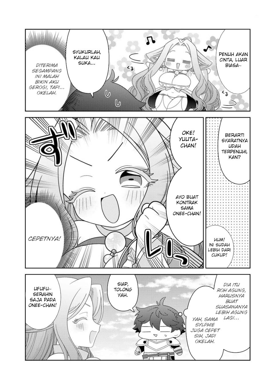Seirei-tachi no Rakuen to Risou no Isekai Seikatsu chapter 62