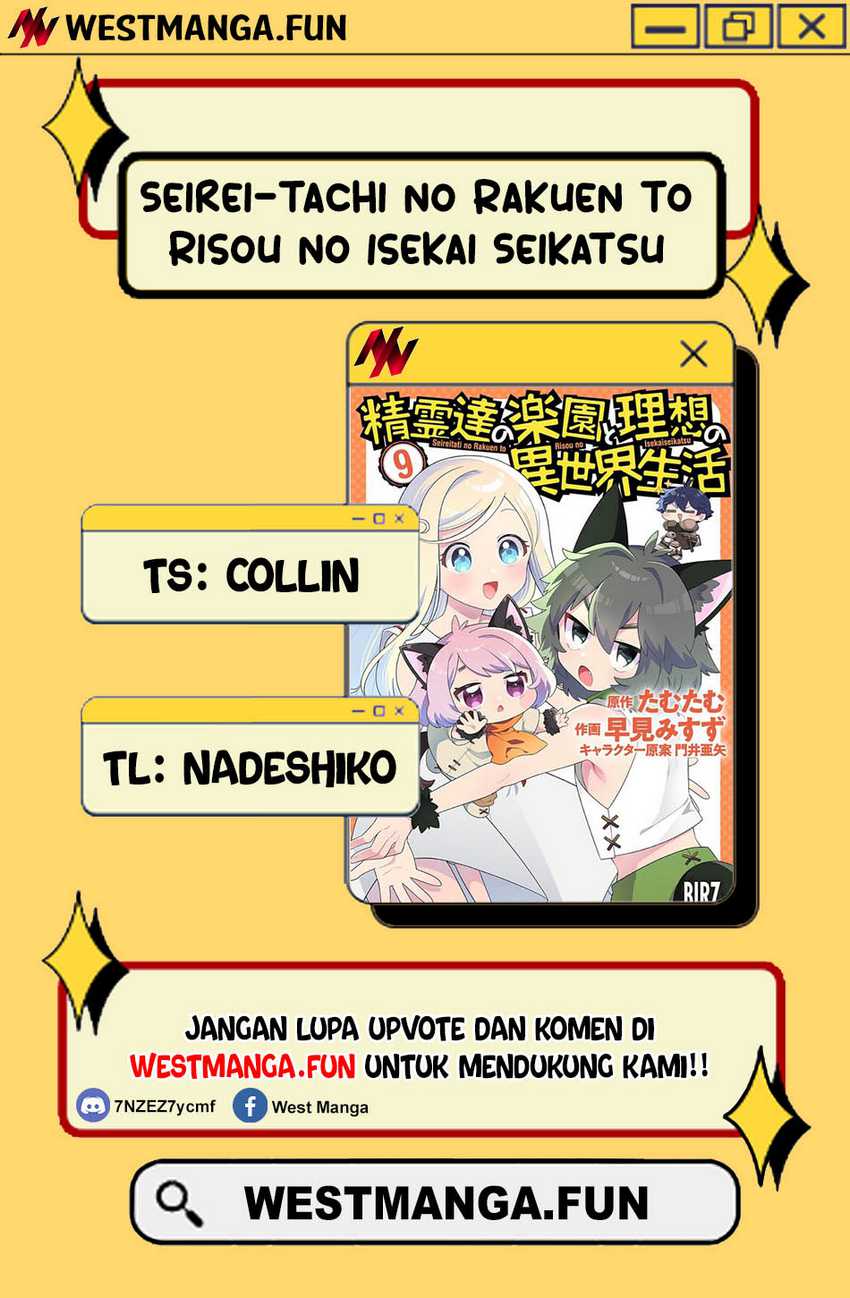 Seirei-tachi no Rakuen to Risou no Isekai Seikatsu chapter 67