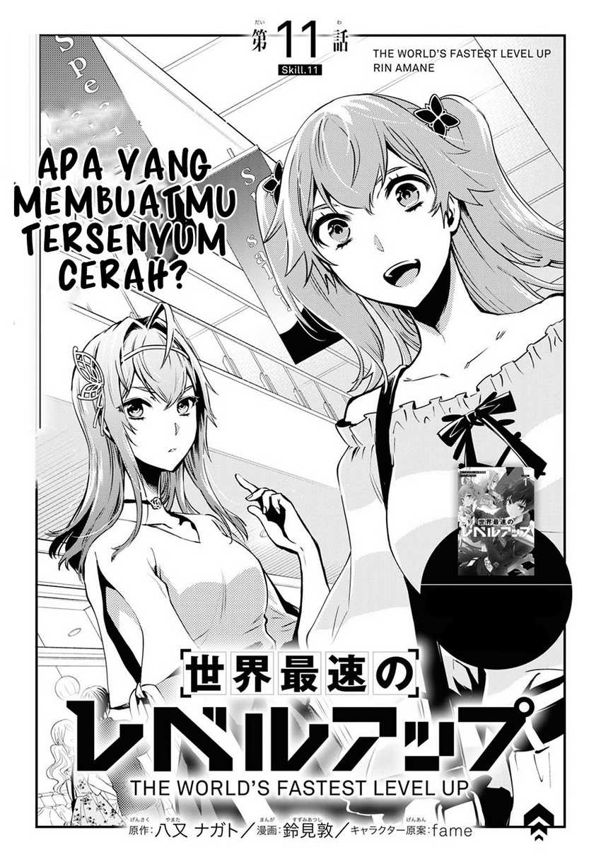 Sekai Saisoku no Level Up! Chapter 11 Bahasa Indonesia