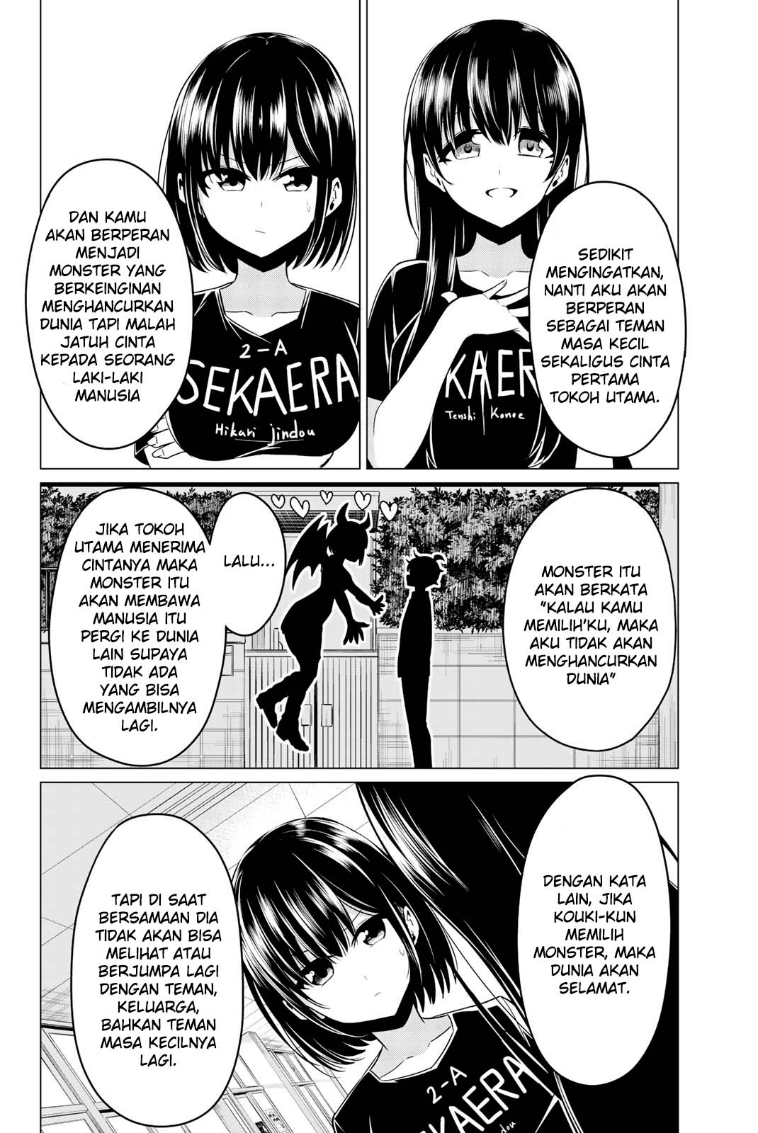 Sekai ka Kanojo ka Erabenai Chapter 27 Bahasa Indonesia