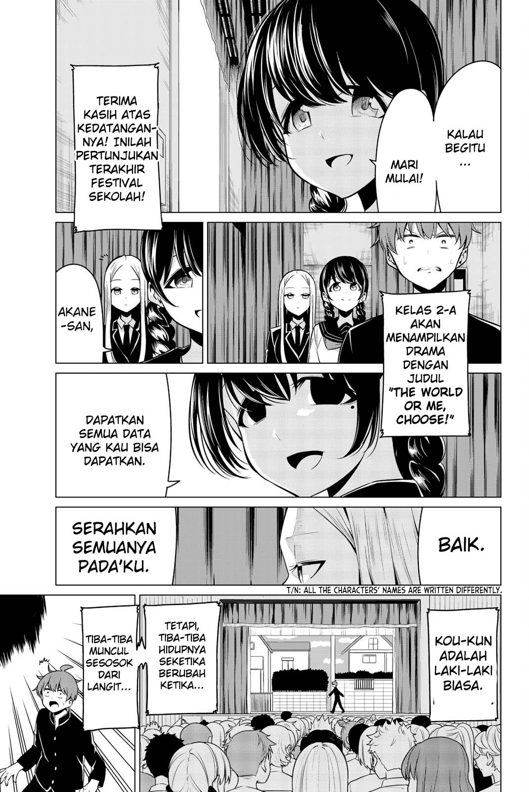 Sekai ka Kanojo ka Erabenai Chapter 27 Bahasa Indonesia