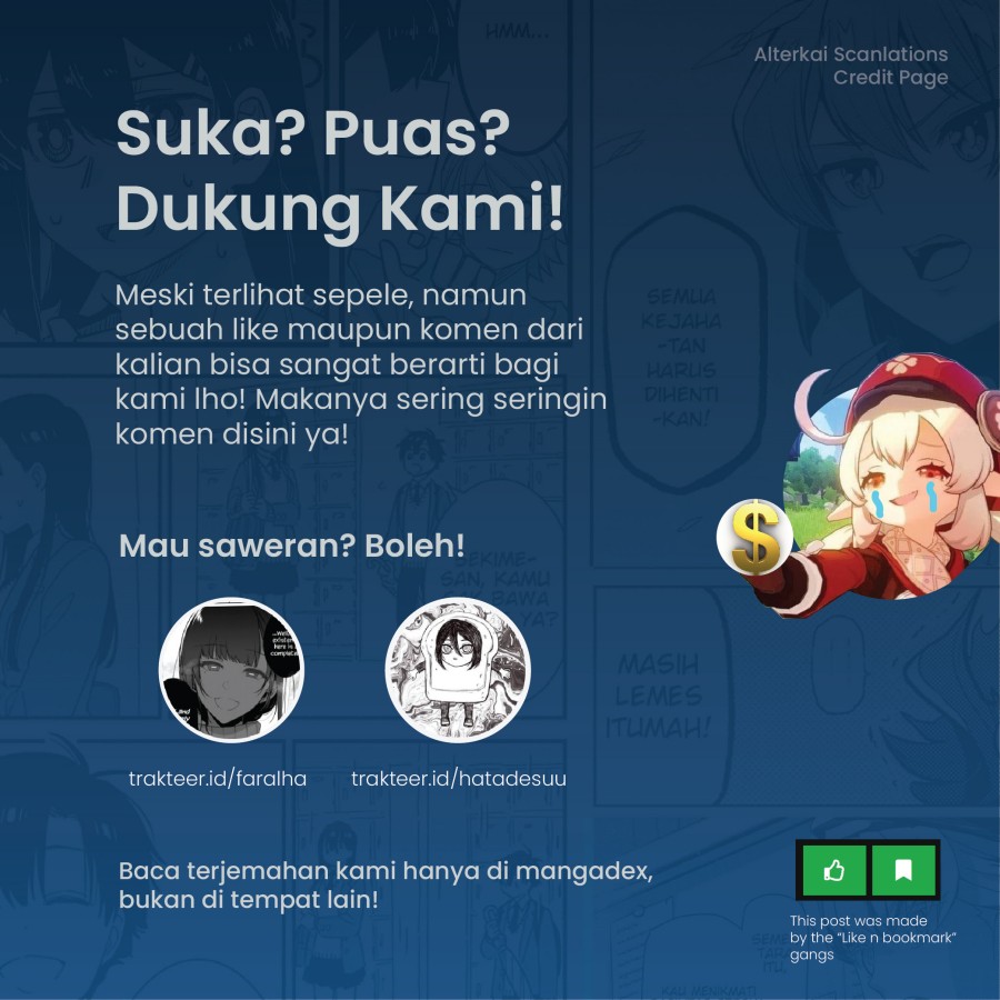 Sekimen Shinaide Sekime-san (Serialization) Chapter 33 Bahasa Indonesia