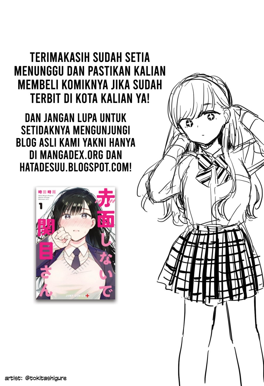 Sekimen Shinaide Sekime-san (Serialization) Chapter 33 Bahasa Indonesia