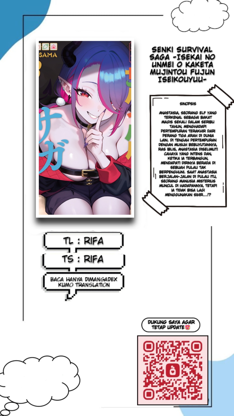 Senki Survival Saga: Isekai no Unmei o Kaketa Mujintou Fujun Iseikouyuu Chapter 18 Bahasa Indonesia