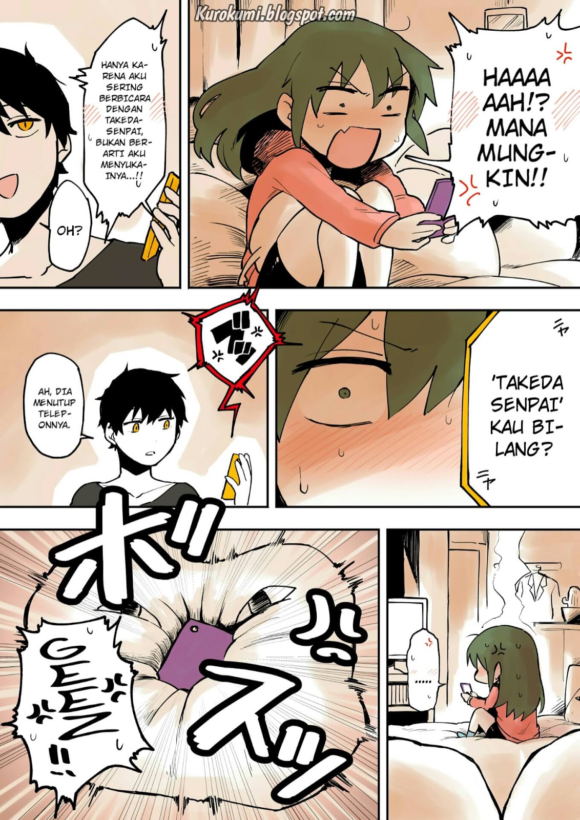 Senpai ga Uzai Kouhai no Hanashi (Web) Chapter 17 Bahasa Indonesia