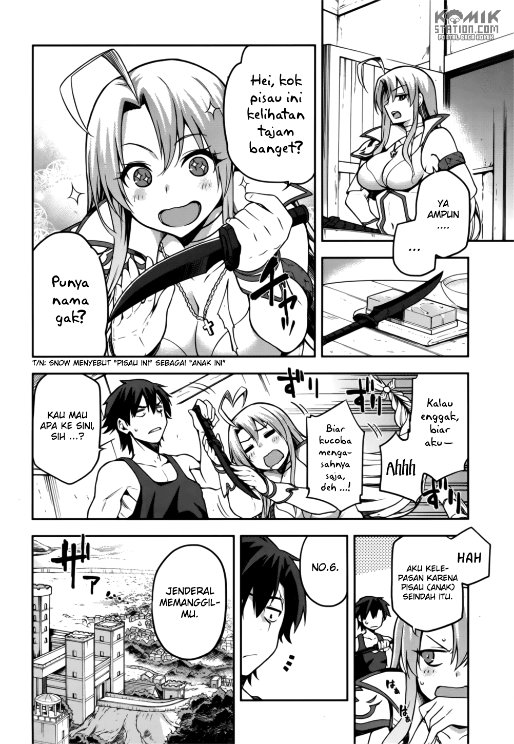 Sentouin, Hakenshimasu! chapter 8
