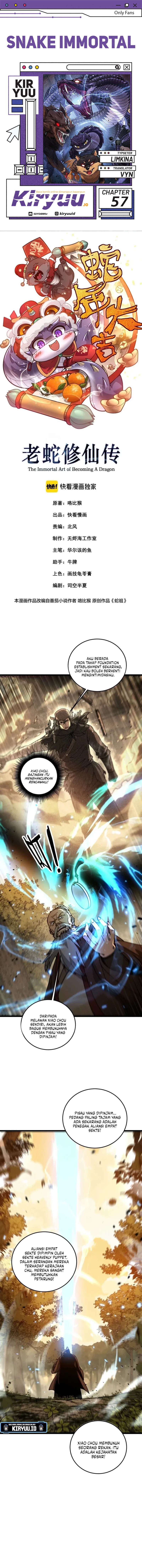 Serpent Ancestor (Snake Immortal: The Tale of a Snake’s Cultivation to Immortality) chapter 57